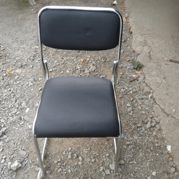 Stackable Chrome Office Chair